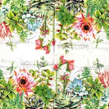 Serviettes papier fleurs d'occasion  Reims
