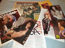 GLORIA TREVI CLIPPINGS REPORTAJES MEXICO alejandra guzman paulina rubio thalia  comprar usado  Enviando para Brazil
