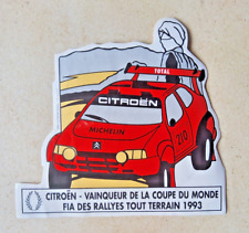 autocollant ancien sticker CITROEN ZX rallye aufkleber vintage voiture 1993, usado comprar usado  Enviando para Brazil