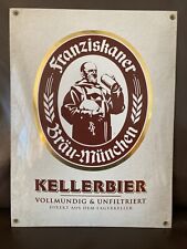 Franziskaner bier blechschild gebraucht kaufen  Iserlohn