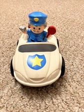 2001 Fisher Price Little People Policjant z samochodem i dźwiękami Vintage Rzadka zabawka na sprzedaż  Wysyłka do Poland