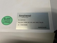 AMPHENOL DWDM, HIDT, 8Ch, 20-27, UPG, KIT BANDEJA D PN 1027473-20 Caixa de um (1) comprar usado  Enviando para Brazil