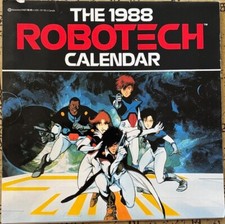 Calendário Robotech 1988 anime animação vintage comprar usado  Enviando para Brazil