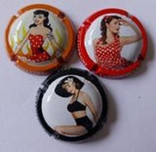 Belles capsules champagne d'occasion  Courcy