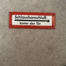 Schlauchsnschluß tür emalie gebraucht kaufen  Seevetal