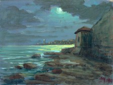 Dipinto olio tavoletta usato  Lucca