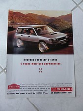 Publicité subaru forester d'occasion  Champigny-sur-Marne