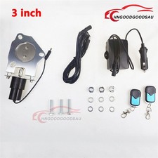Kit de válvula de escape elétrica de aço inoxidável 3" válvula de controle motor com interruptor remoto comprar usado  Enviando para Brazil