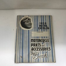 Catálogo minorista de piezas y accesorios de motocicleta vintage 1958 por Beck segunda mano  Embacar hacia Mexico