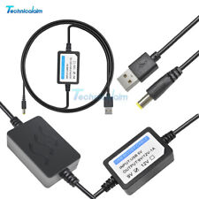 1A USB to Convert DC 5V to 9V Cable 1.3M Round Hole Boost Cable 5.5*2.1mm comprar usado  Enviando para Brazil