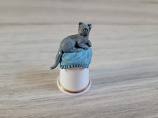 Cat themed thimble for sale  DURHAM