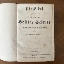 Bibel luther 1850 gebraucht kaufen  Essen