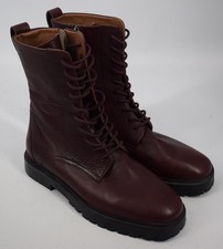 Botas de tornozelo femininas Seasalt couro de boi borgonha 10 furos tamanho UK 8 comprar usado  Enviando para Brazil