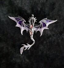 Dragon brooch purple for sale  PUDSEY