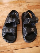 Sandálias Chanel Dad pretas tamanho 40 comprar usado  Enviando para Brazil