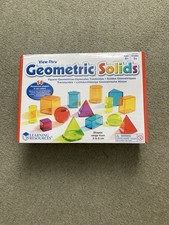 Geometric solids learning for sale  TUNBRIDGE WELLS