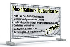 Meshbanner werbeplane bauzaunp gebraucht kaufen  Euskirchen
