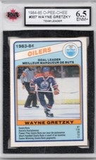 Usado, 1984-85 O PEE CHEE #357 WAYNE GRETZKY GOAL LEADER EDMONTON OILERS KSA 6.5 comprar usado  Enviando para Brazil