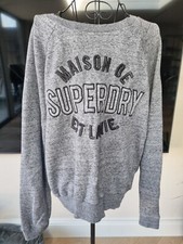 Superdry grey jumper for sale  LONDON