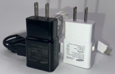 Adaptadores USB-A de carregamento rápido originais Samsung + cabo USB-A para USB-C comprar usado  Enviando para Brazil