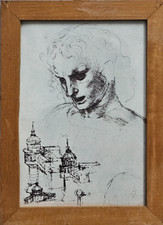Quadro miniatura stampa usato  Carrara