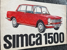 Catalogue brochure simca d'occasion  La Gorgue