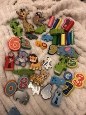 Wooden toys bundle for sale  BRIDGEND
