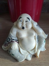 Smiling resin buddha for sale  ASHFORD