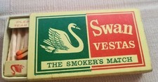 Vintage swan vesta for sale  MANCHESTER
