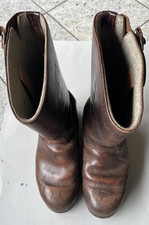 Paar braune lederstiefel gebraucht kaufen  Taunusstein