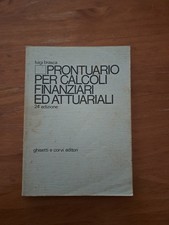 Prontuario per calcoli usato  Baronissi
