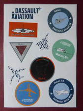 Planche autocollants dassault d'occasion  Yport