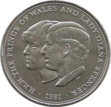 1981 commemorative crown for sale  LONDON