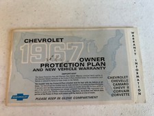 1967 chevrolet warranty for sale  Dallas