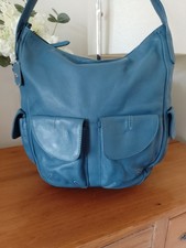 Radley blue leather for sale  NEATH