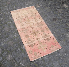Tapete pequeno vintage, tapete de banho, pequeno tapete turco 23x48 polegadas comprar usado  Enviando para Brazil
