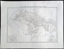 Stampa antica mappa usato  Roma