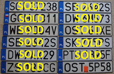 Poland license plate for sale  Huntsville