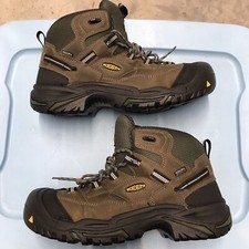 Botas de trabalho masculinas KEEN Braddock impermeáveis médias (biqueira de aço) | 1011243 | Tamanho 12D, usado comprar usado  Enviando para Brazil