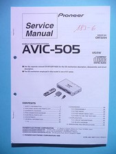 Manuel service pioneer d'occasion Manuel service pioneer d'occasion  Expédié en France