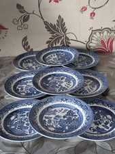 Churchill willow pattern for sale  MAIDSTONE