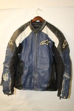 Jaqueta de Moto Alpinestars Masculina EUA 44 TZ-1 Recarga Couro Perfurado  comprar usado  Enviando para Brazil