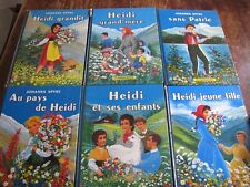 Lot livres heidi d'occasion  Rupt-sur-Moselle