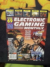 Electronic Gaming Monthly Magazine #69 April 1995 Mortal Kombat 3 EGM  w/ poster comprar usado  Enviando para Brazil