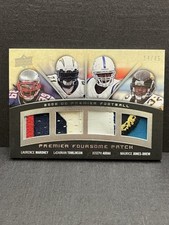 2008 UD Premier LaDanian Tomlinson Maroney Addai Jones-Drew Quad GU Patch /45 comprar usado  Enviando para Brazil