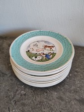 Lot assiettes motifs d'occasion  Fayence