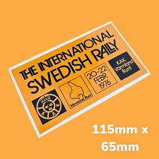 International swedish rally for sale  STOKE-ON-TRENT