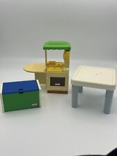 Juego de cocina vintage 1989 Little Tikes casa de muñecas, caja de juguetes, mesa  segunda mano  Embacar hacia Argentina