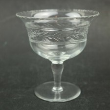 Vintage glass sundae for sale  DENBIGH