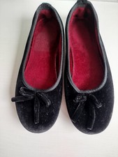 Ballerinas schwarz samt gebraucht kaufen  Münster